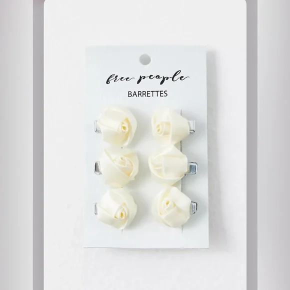 Free People | Accessories | Free People Rosemarys Rose Clips  display picture 3